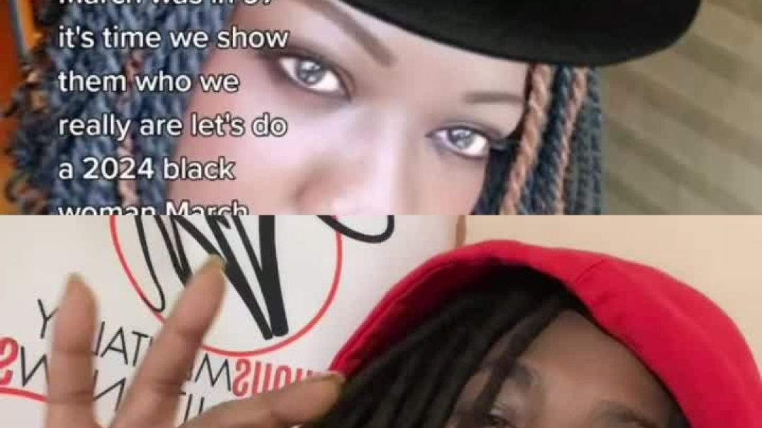 Black womans march