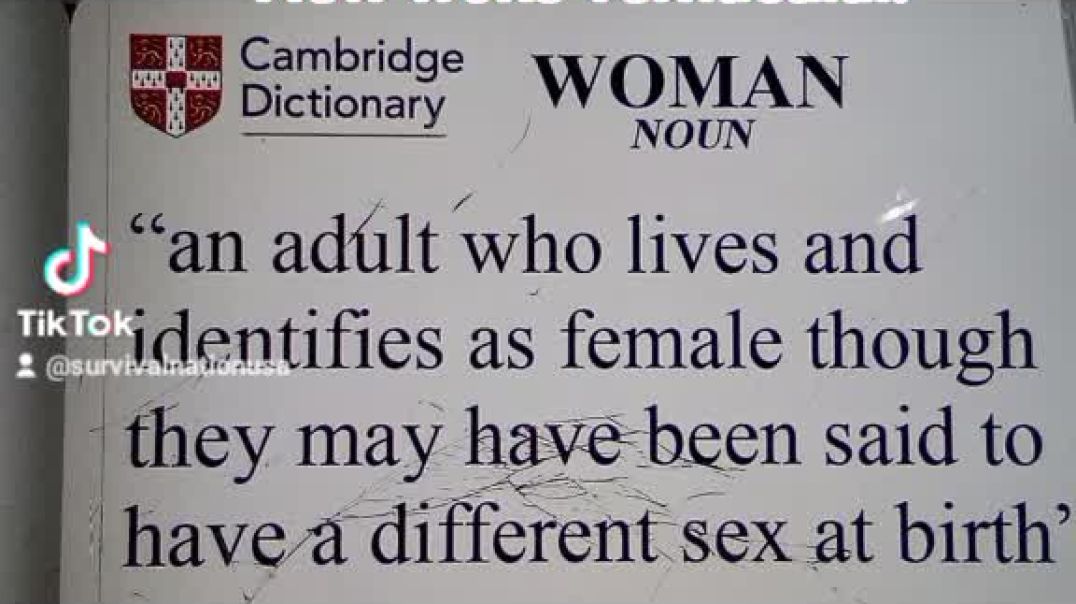 The definition of a woman