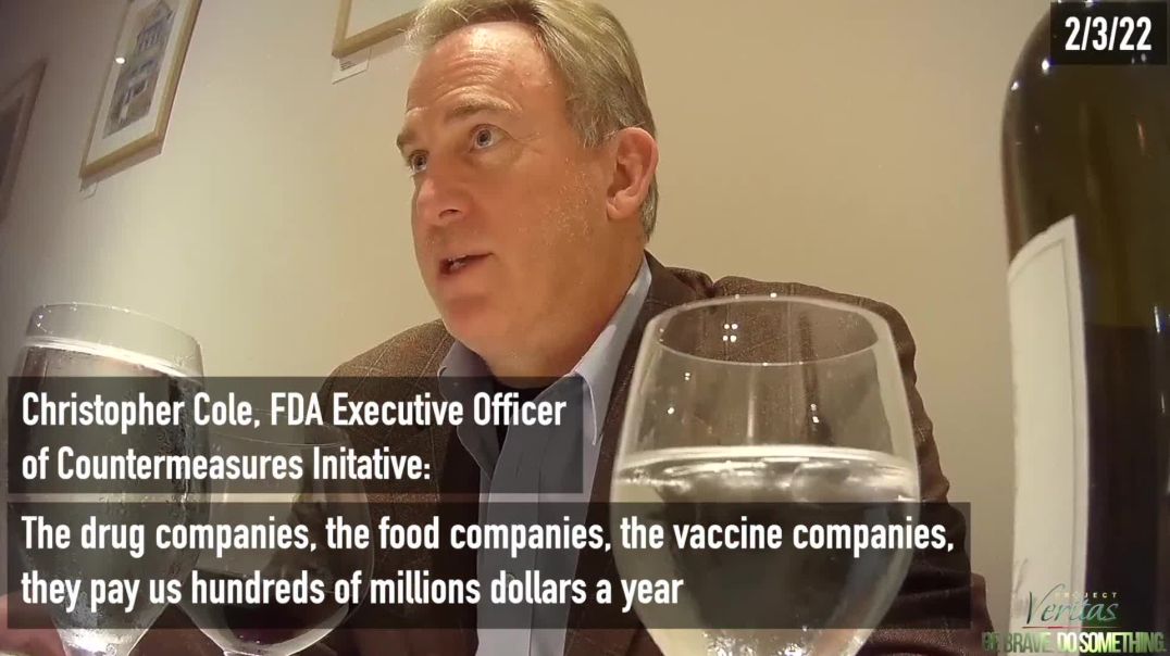 FDA Executive Christopher Cole Tells It All...