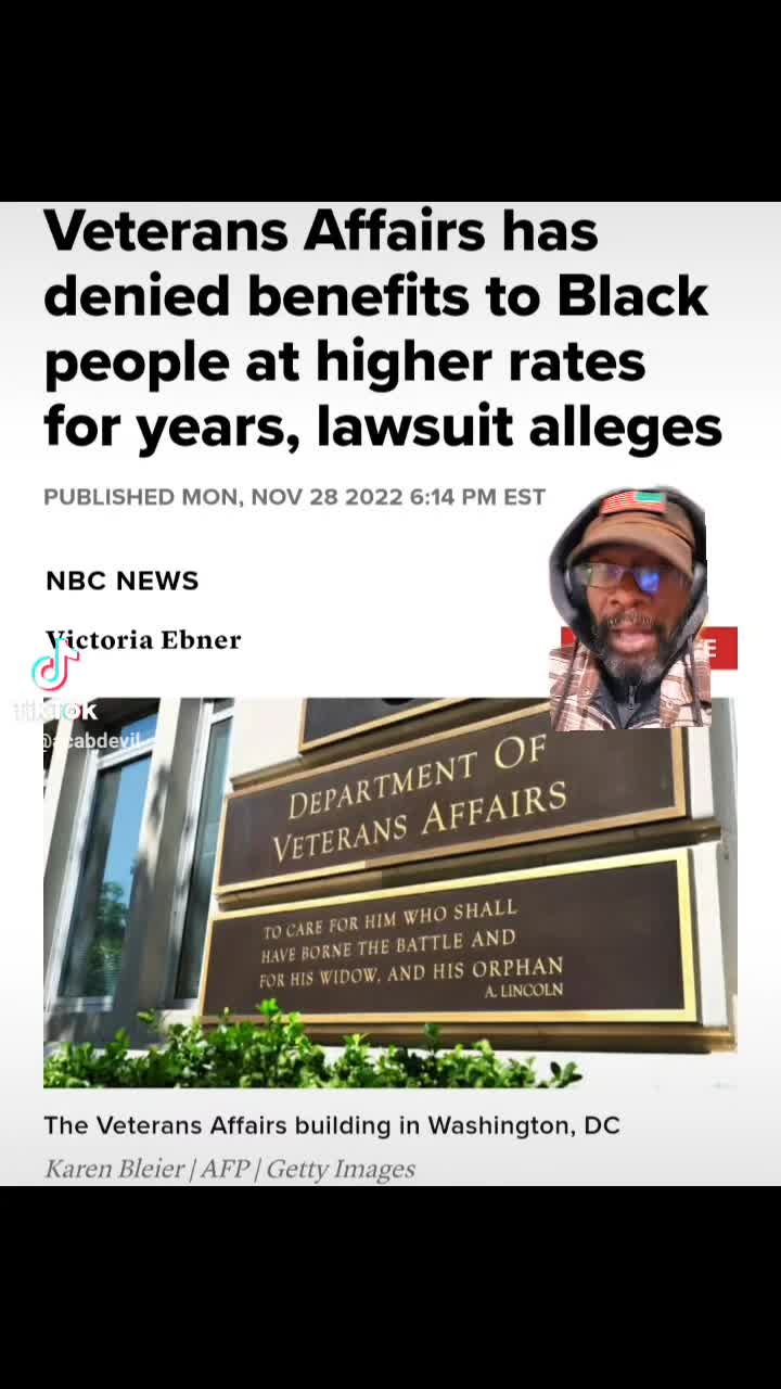 Black Veterans are discriminated against by the VA according to federal lawsuit filed by Yale Univer