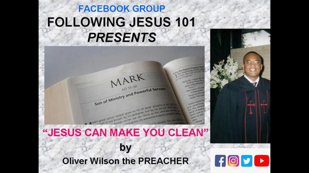 ⁣"JESUS CAN MAKE YOU CLEAN" - OLIVER WILSON THE PREACHER