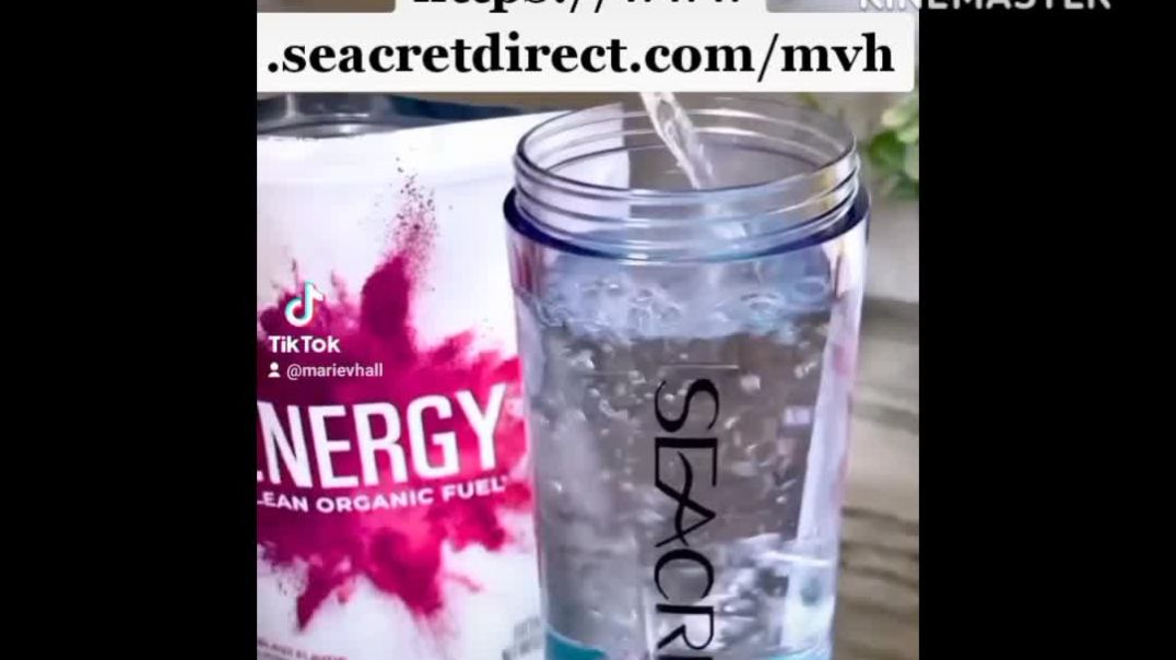 SEACRET Organic Energy Keeps You Going Like The Energizer Bunny