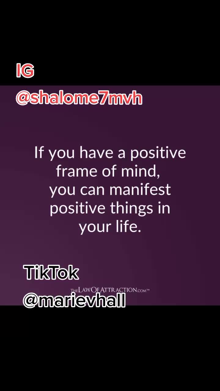 Be Positive!