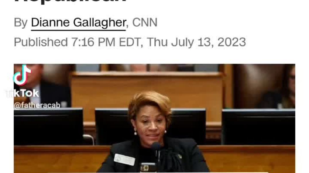 ⁣Black Democrat turns Republican in Georgia