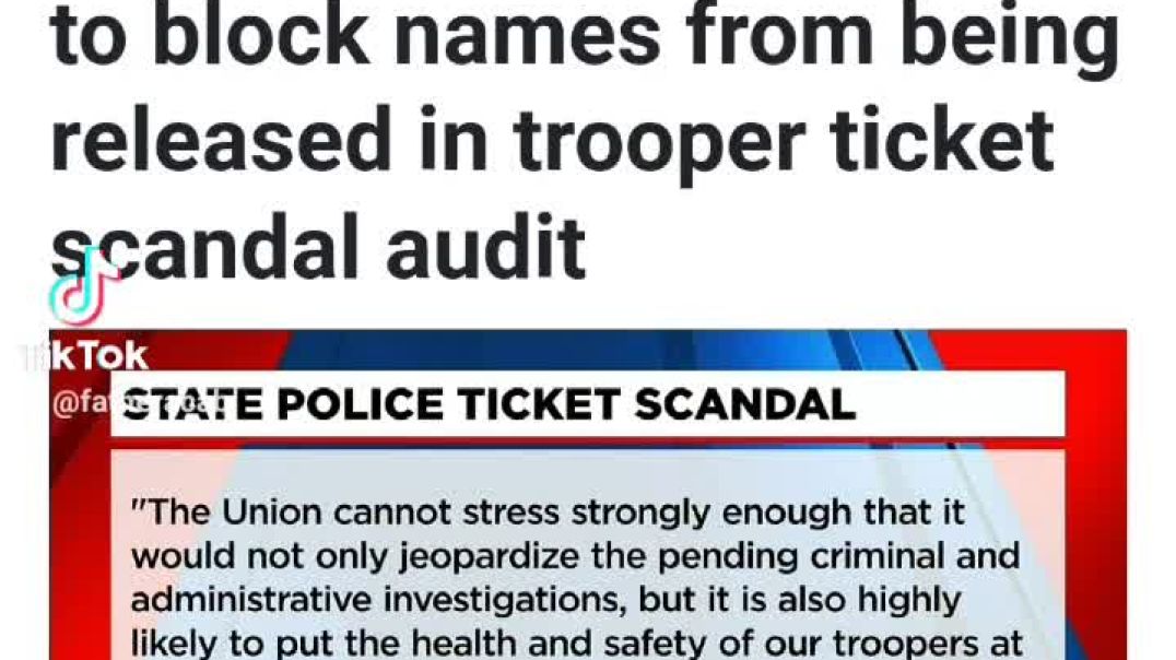 ⁣Police Union wants to protect Cops who issued over 30k fake tickets. #connecticut