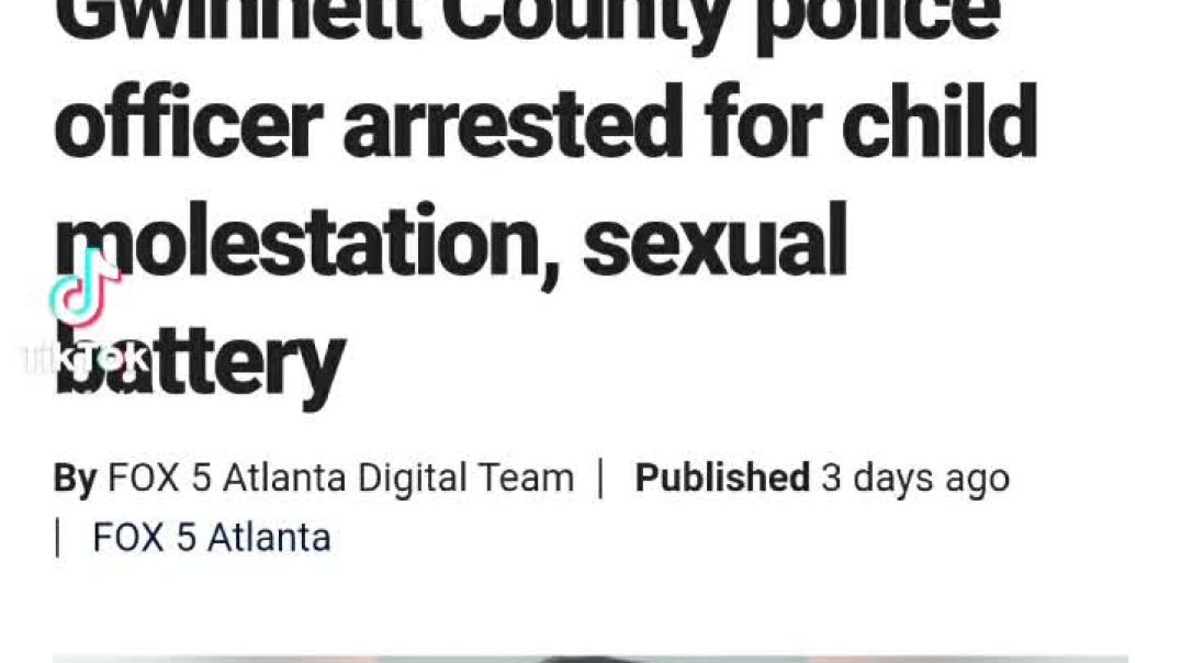 ⁣Georgia Police Officer arrested for being alleged predator. #georgia #gwinnettcounty
