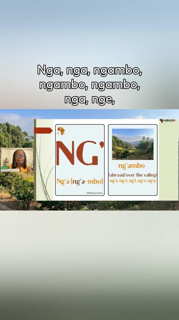 A Taste of Mbongi ya Ubuntu's Pronunciation Video