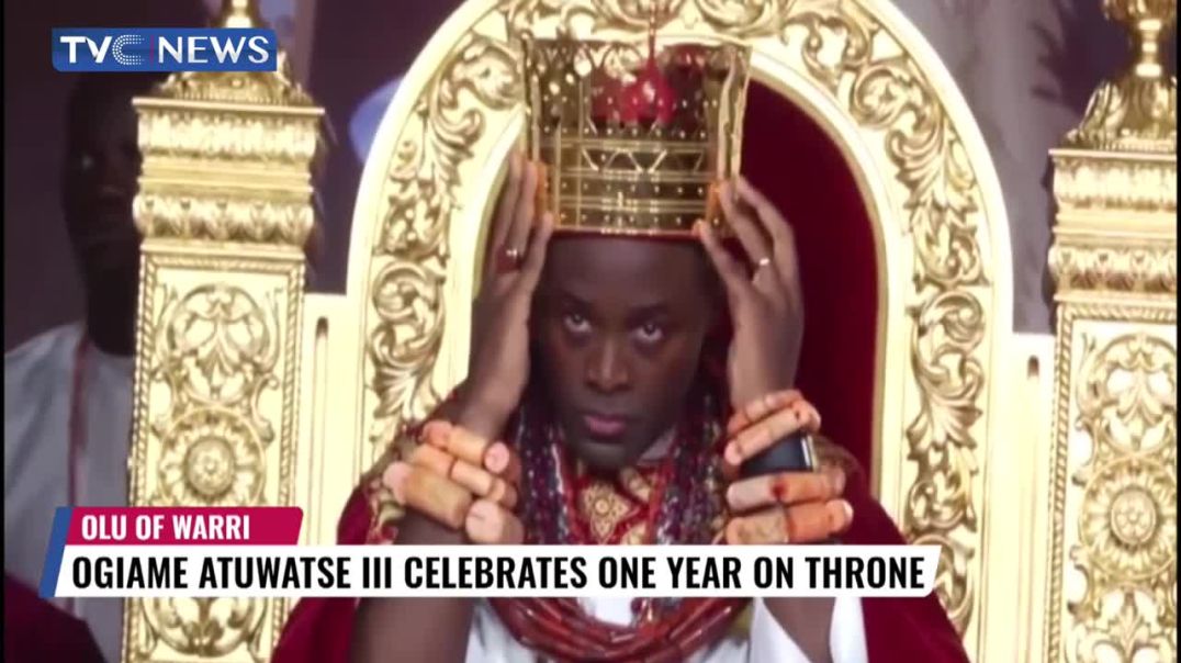 ⁣Olu Of Warri, Ogiame Atuwatse III Celebrates One Year On Throne