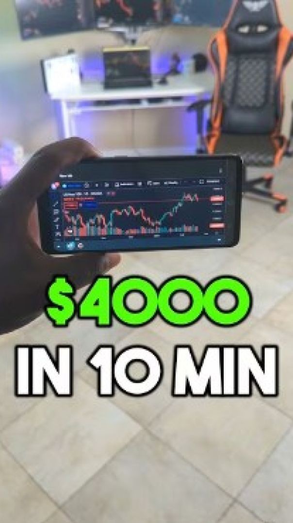 $4000 in 10 mins day trading from home